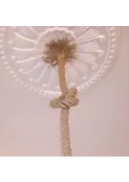 Jüt Halat Sarkıt, 16-18MM,150 cm Boy, Kablolu E27 Duylu,1 Adet Fiyatıdır.