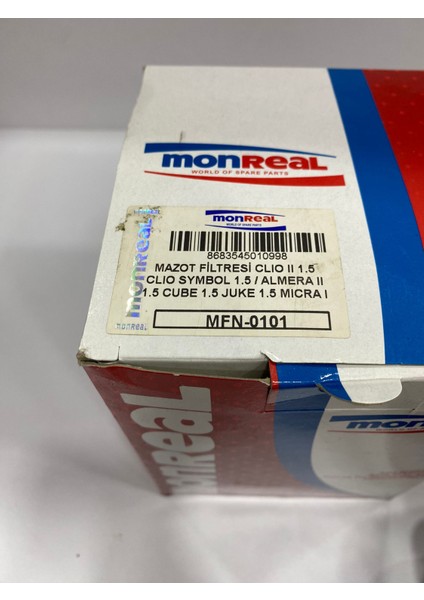MFN-101 Yakıt Filtresi Clio Iı 1.5 / Symbol 1.5 / Almera Iı 1.5 / Cube 1.5 / Juke 1.5 / Micra I fırsatları