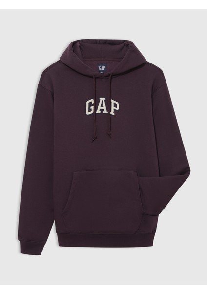 Erkek Mor Gap Logo Sweatshirt