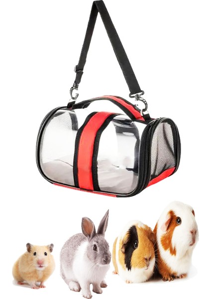 Flybag Kedi Köpek Kuş Seyahat Taşıma Çantası Şeffaf Omuz Askılıklı Evcil Hayan Çantası Mavi