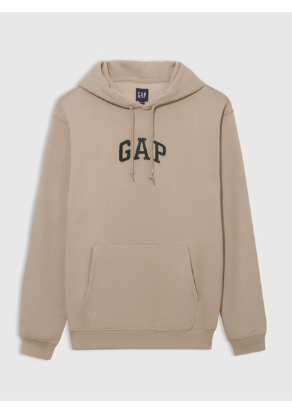 Erkek Bej Gap Logo Sweatshirt