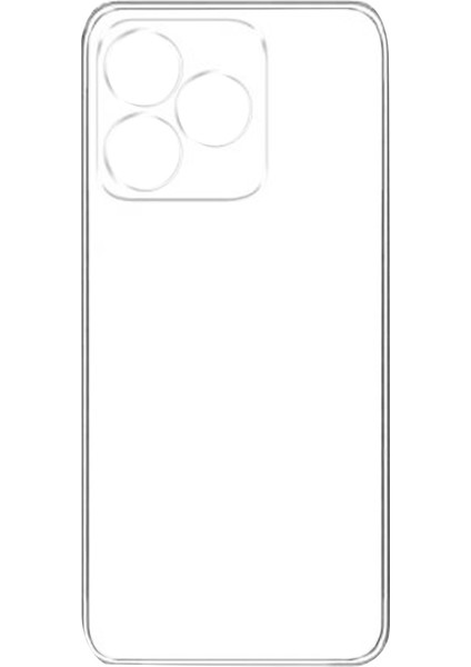 Realme C53 Kılıf Lüx Şeffaf Silikon