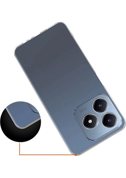 Realme C61 Kılıf Lüx Şeffaf Silikon modelleri