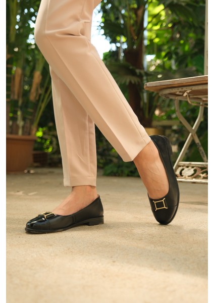 Juana Inna Kadın Hakiki Deri Babet modelleri