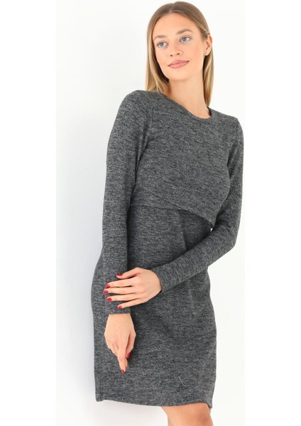 Hamile Emzirme Özellikli Esnek Yumoş Kumaş Elbise modelleri