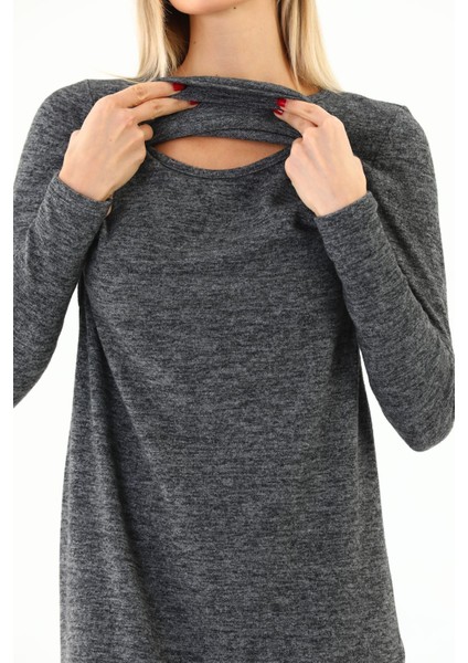 Hamile Emzirme Özellikli Esnek Yumoş Kumaş Elbise fırsatları