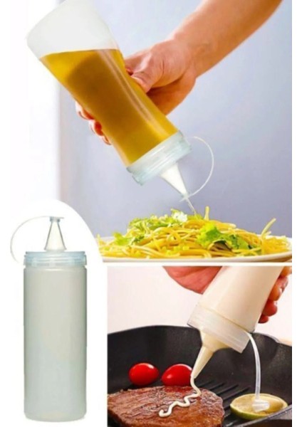 Titiz Masterchef Sos Şişesi Desenli 700 Ml