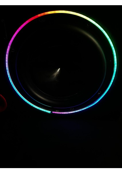 38CM Bas Çevresi Pixel Neon LED 12 Renkli 358 Modlu Kayar Ledli Magic Neon LED + Kumanda Modül