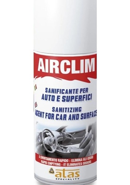 Airclim Klima Temizlik ve Dezenfektan Gaz Bombası Mor Salkım Çiçeği Kokusu 150 ml