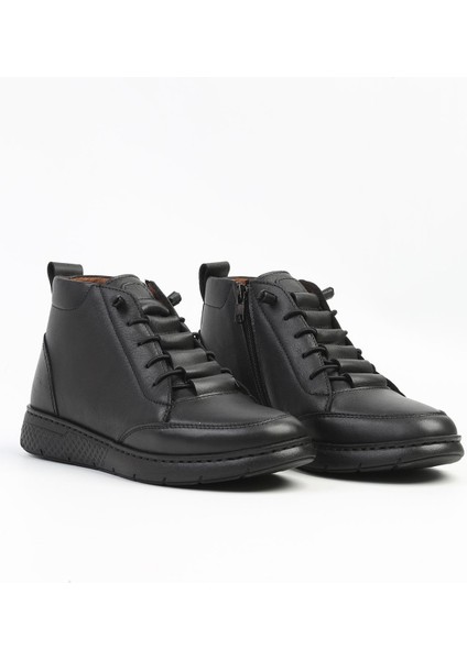 Pierre Cardin® | PC-52585 - 3013 Siyah - Kadın Kısa Bot Günlük Ayakkabı