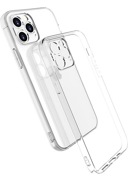 iPhone 16 Pro Max Kılıf Lüx Şeffaf Silikon