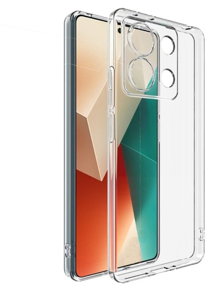 Xiaomi Redmi Note 13 4g Kılıf Şeffaf Süper Silikon