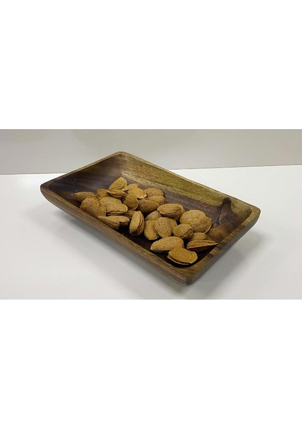 Akasya Sunumluk Dikdörtgen Kayık Çerezlik 25 cm modelleri
