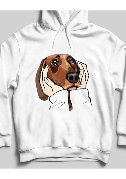 Pati Sever Tasarım Sweatshirt Kırmızı