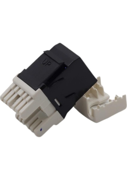 Keystone Jack Utp Cat6 180 D Siyah ( 10'lu Paket )