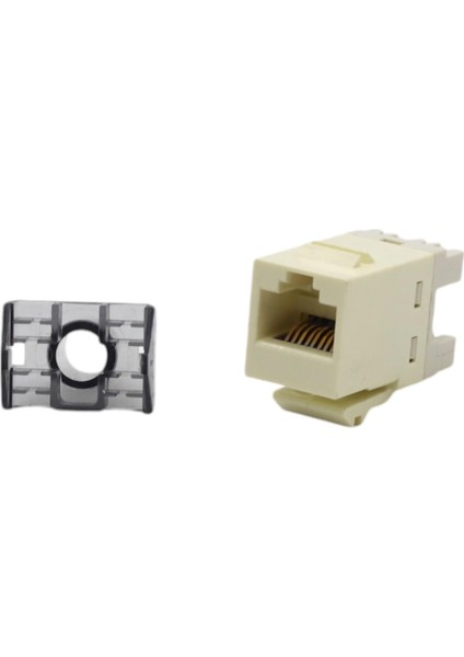 Keystone Jack Utp Cat6 180 D Ivory 1375055-1 (10'lu Paket )
