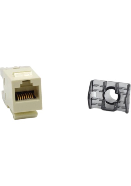Keystone Jack Utp Cat6 180 D Ivory 1375055-1 (10'lu Paket )