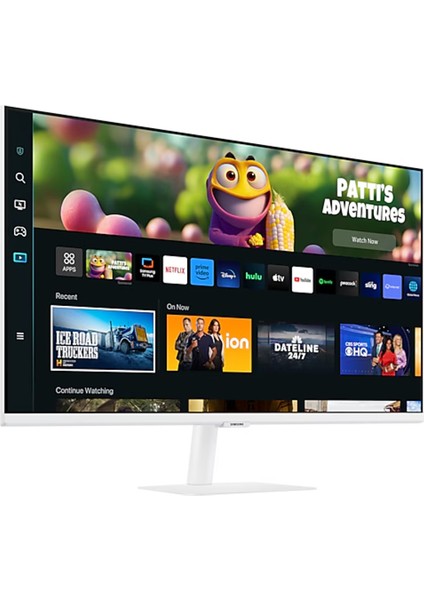 27" Wi-Fi Akıllı Tv-Monitör 4ms 60Hz 1920 x 1080 Fullhd Smart Monitör Beyaz Dahili TV uygulamalarına sahip bir monitör ile Smart TV deneyimi yaşayın