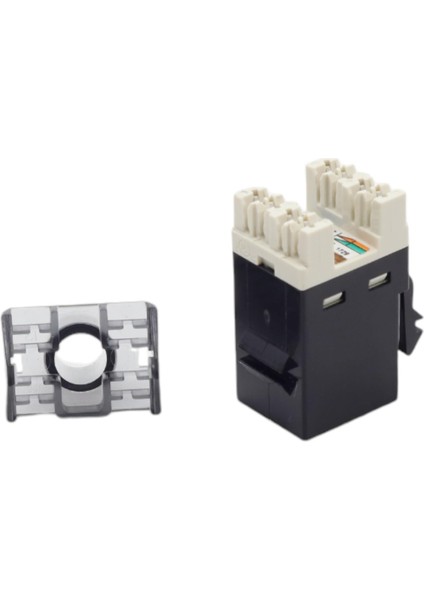 Keystone Jack Utp Cat6 180 D Black 1375055-2 (10'lu Paket )