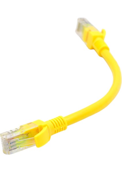 0,20 mt Lszh Cat6 Utp Patch Cord Yellow (10'LU PAKET)