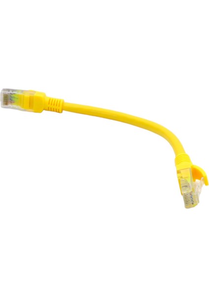 0,20 mt Lszh Cat6 Utp Patch Cord Yellow (10'LU PAKET)