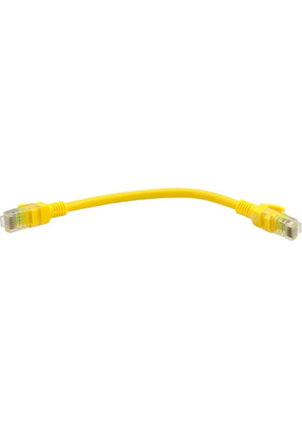 0,20 mt Lszh Cat6 Utp Patch Cord Yellow (10'LU PAKET)