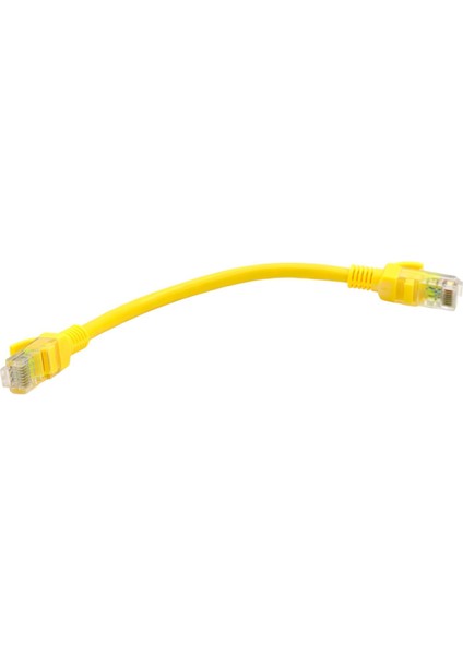 0,20 mt Lszh Cat6 Utp Patch Cord Yellow (10'LU PAKET)