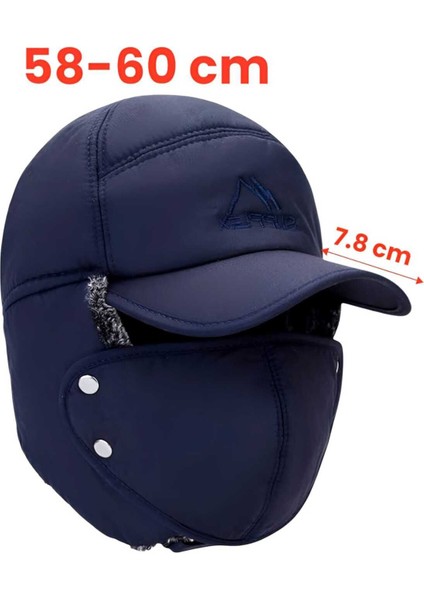 Çok Fonksiyonlu Su ve Rüzgar Geçirmez Kürklü Termal Şapka Kışlık Şapka modelleri