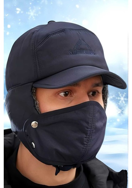 Çok Fonksiyonlu Su ve Rüzgar Geçirmez Kürklü Termal Şapka Kışlık Şapka fırsatları