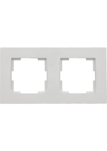 RİTA BEYAZ İKİLİ YATAY ÇERÇEVE (4'LÜ PAKET)