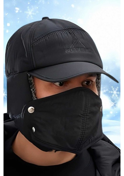 Çok Fonksiyonlu Su ve Rüzgar Geçirmez Kürklü Termal Şapka Kışlık Şapka fiyatları