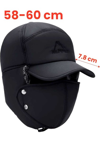 Çok Fonksiyonlu Su ve Rüzgar Geçirmez Kürklü Termal Şapka Kışlık Şapka modelleri