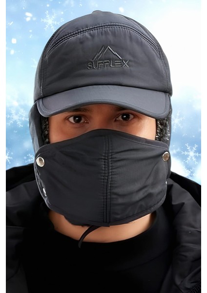 Çok Fonksiyonlu Su ve Rüzgar Geçirmez Kürklü Termal Şapka Kışlık Şapka modelleri