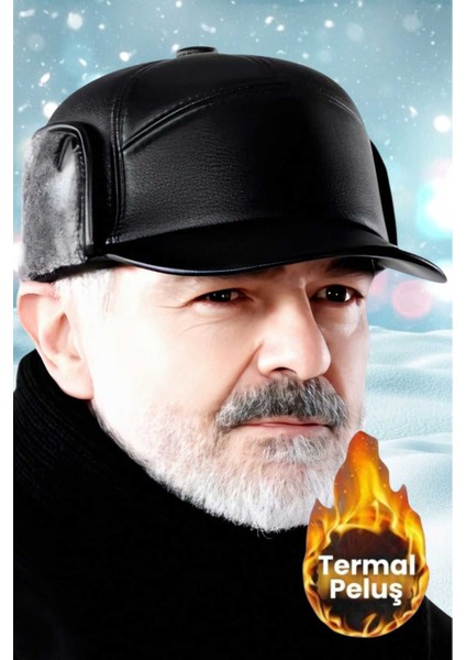 Çok Fonksiyonlu Su ve Rüzgar Geçirmez Termal Kalpak Şapka Kışlık Şapka