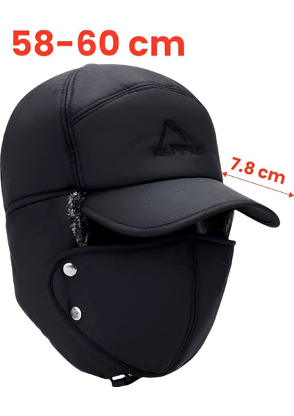 Çok Fonksiyonlu Su ve Rüzgar Geçirmez Kürklü Termal Şapka Kışlık Şapka indirimleri