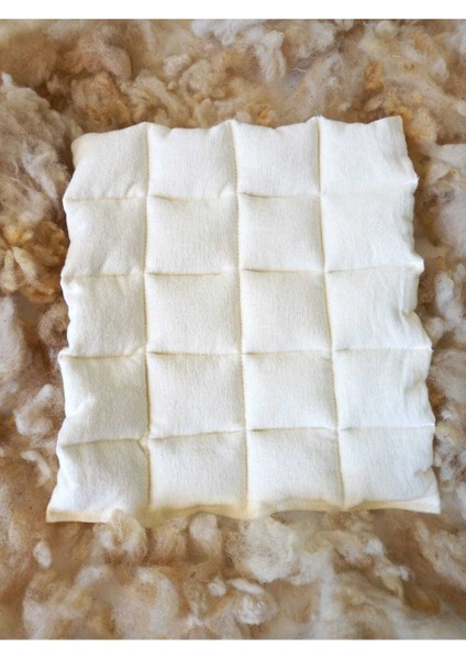 Yün Dolgulu Bebek Bezi 25x30cm, 1-3 yaş, rahat ve doğal konfor, antibakteriyel, bej renk fırsatları