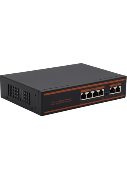 4 PORT POE+10-100 MBPS 2 PORT 10-100 UPLINK SWITCH 78W