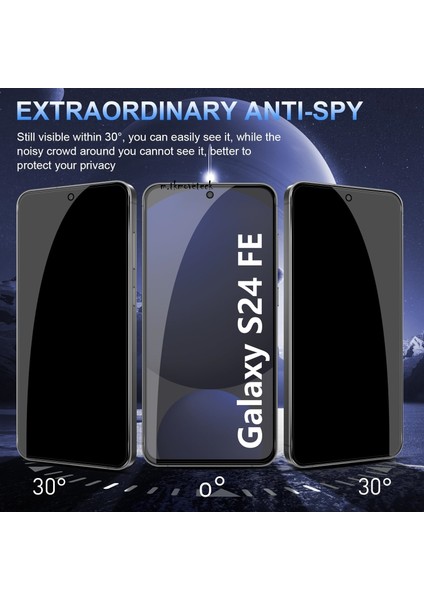 Samsung Galaxy S24 Fe Hayalet Ekran Koruyucu Tam Kapatan Gizli Tamperli Cam 5d Parlak Privacy Glass fiyatları