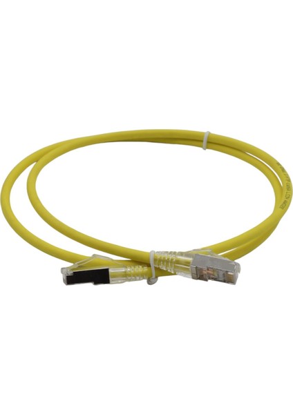CAT6A S/FTP LSZH YELLOW 1 MT PATCH CORD(051551)