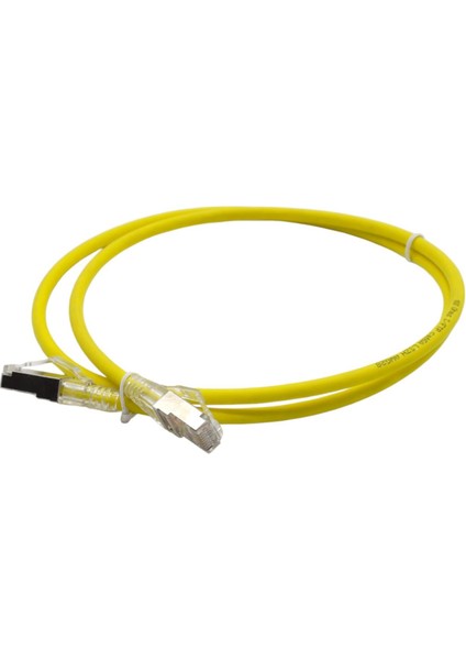 CAT6A S/FTP LSZH YELLOW 1 MT PATCH CORD(051551)