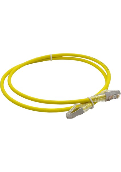 CAT6A S/FTP LSZH YELLOW 1 MT PATCH CORD(051551)