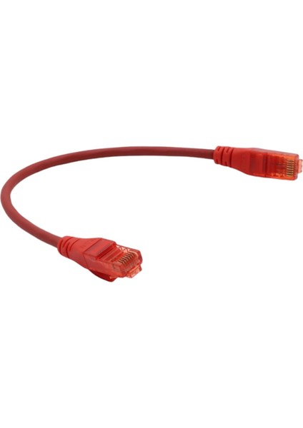 Patch Cord Utp Cat6 0.25 mt Red (10'lu Paket)