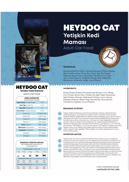 Yetişkin Kedi Maması 100 gr (12 Adet) fiyatları