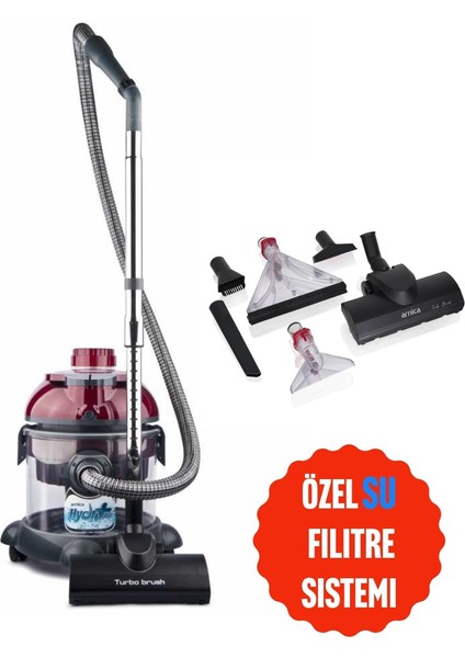 Hydra Rain Plus Su Filtreli Halı Yıkama & Süpürme Makinesi Hepsi Bir Arada 2400 W