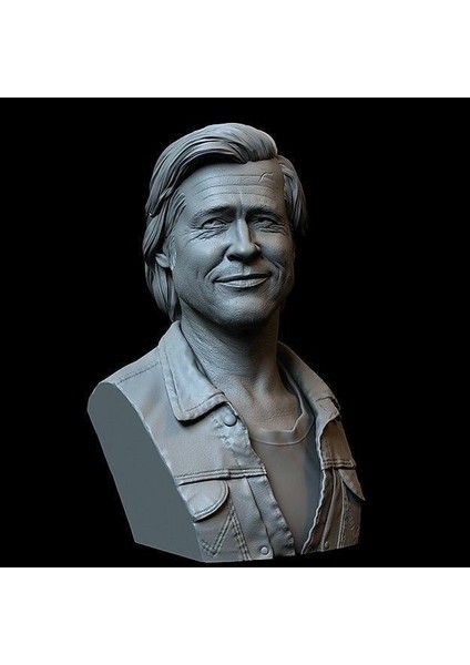 Hollywood 'brad Pitt' Büst Figürü - 15 cm