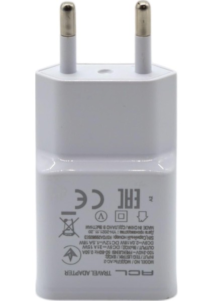 Ac-2 USB Adaptör Seyahat Şarj Aleti 18W 3.1A