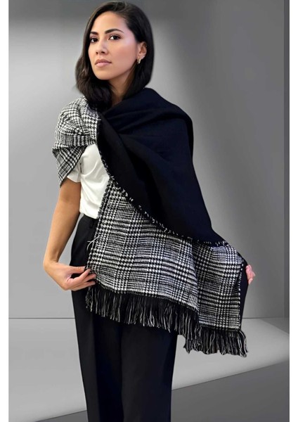 Kadın Çift Taraflı Düz Renk Yumuşak Dokulu Omuz Şalı Atkı ( 70CM x 180CM ) fiyatları