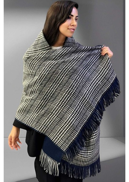 Kadın Çift Taraflı Düz Renk Yumuşak Dokulu Omuz Şalı Atkı ( 70CM x 180CM ) fırsatları