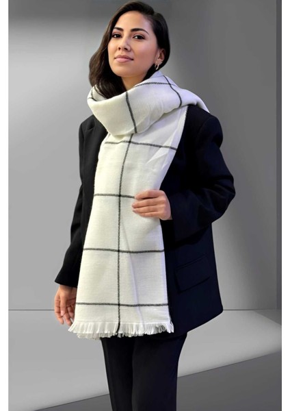 Kadın Ince Çizgili Yumuşak Dokulu Omuz Şalı Atkı ( 70CM x 180CM ) indirimleri