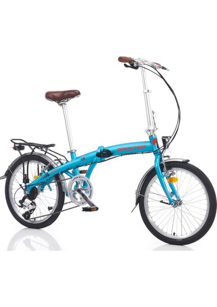 Easyride Katlanır Bisiklet - Blue Matt, 20", Alüminyum Kadro, 8 Vites, Katlanabilir